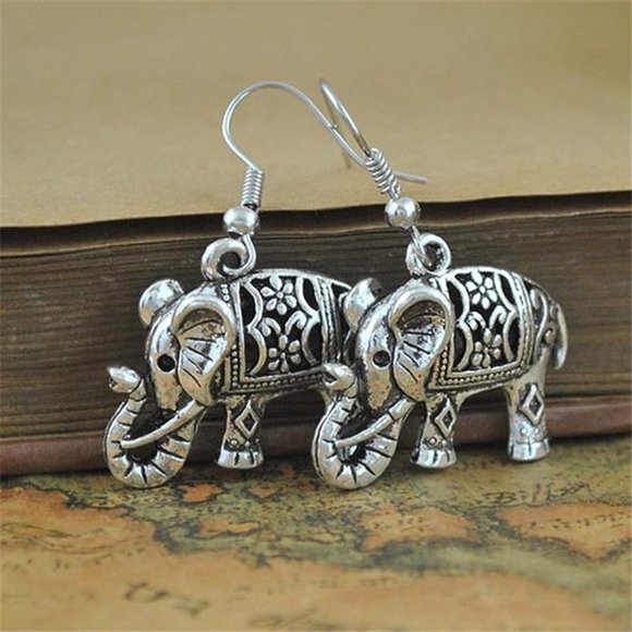 Free People Elephants Silver Earrings - Picture 5 of 5